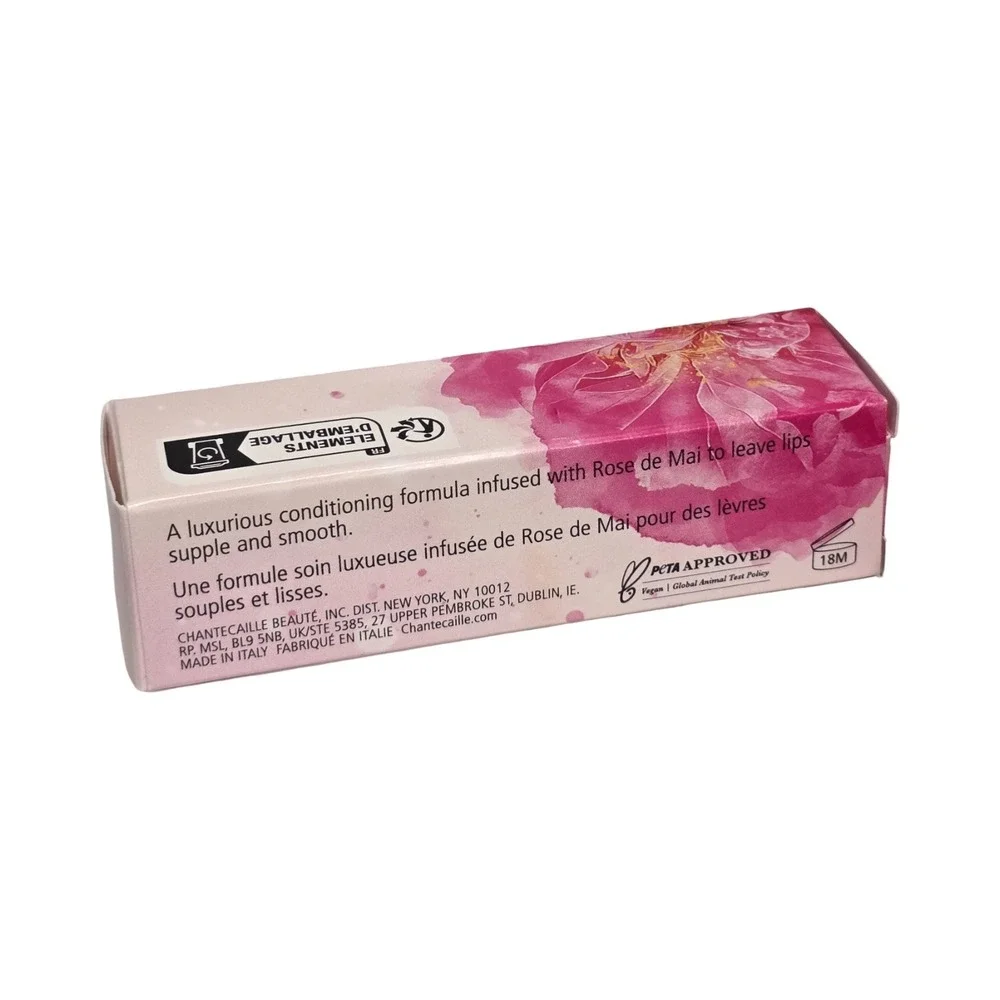 Chantecaille Rose de Mai Lip Balm 2.5g 0.09oz Pink Floral Case Made in Italy